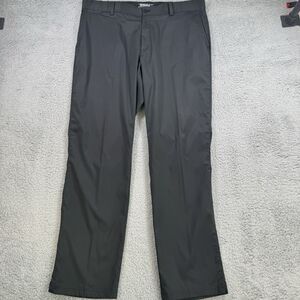 Nike Golf Pants Mens 36x32 Black Dri-Fit Tour Performance Flat Front Stretch